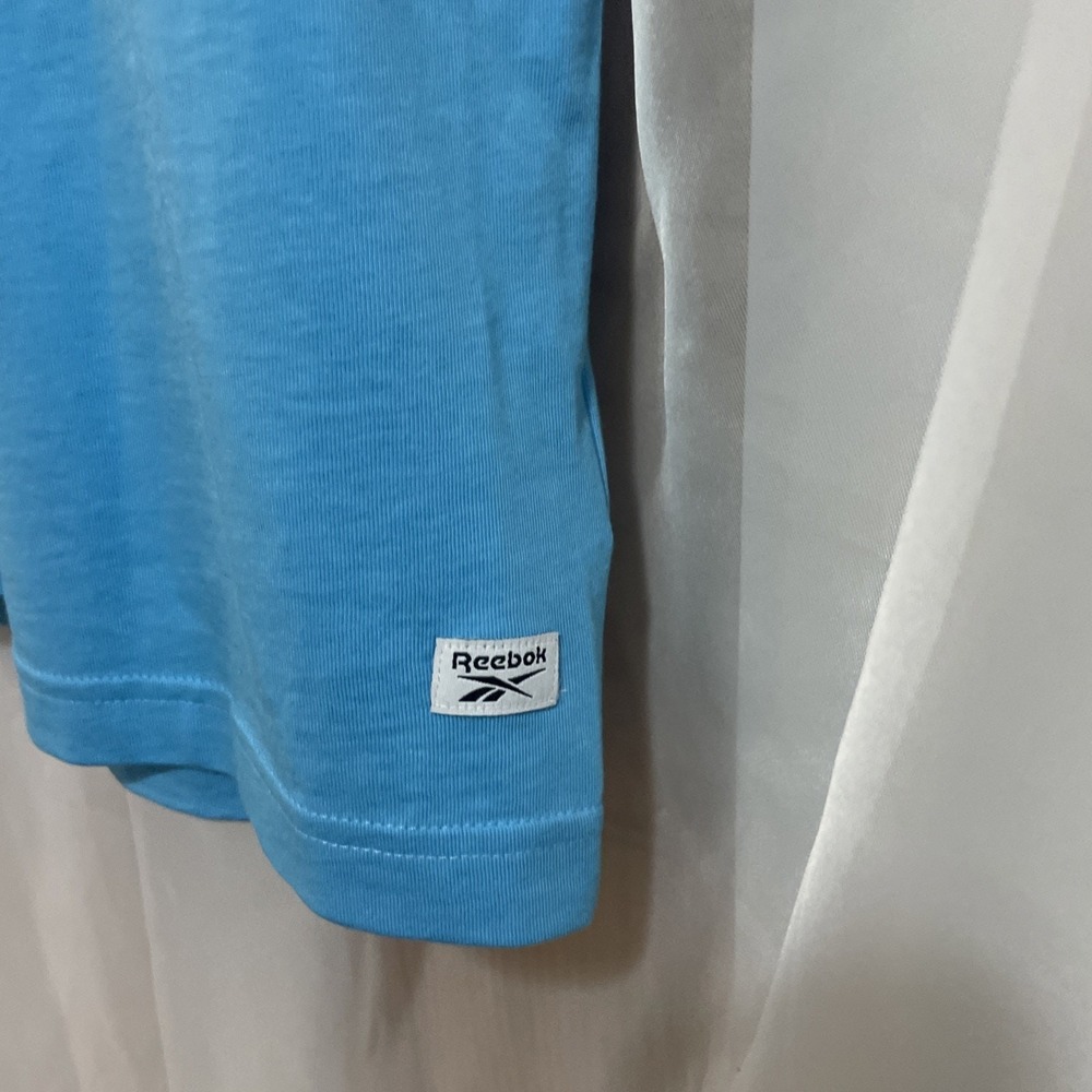 Reebok Unisex Women's Med Dopamine Radiate Good Vibes Blue/pink Sun Shirt‎ NWT - Picture 4 of 6